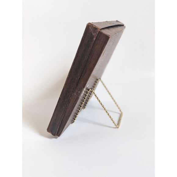 Vintage Drueke Magnetic Travel Chess Set No. 550 COMPLETE Faux Wood Grain Box - Picture 5 of 13